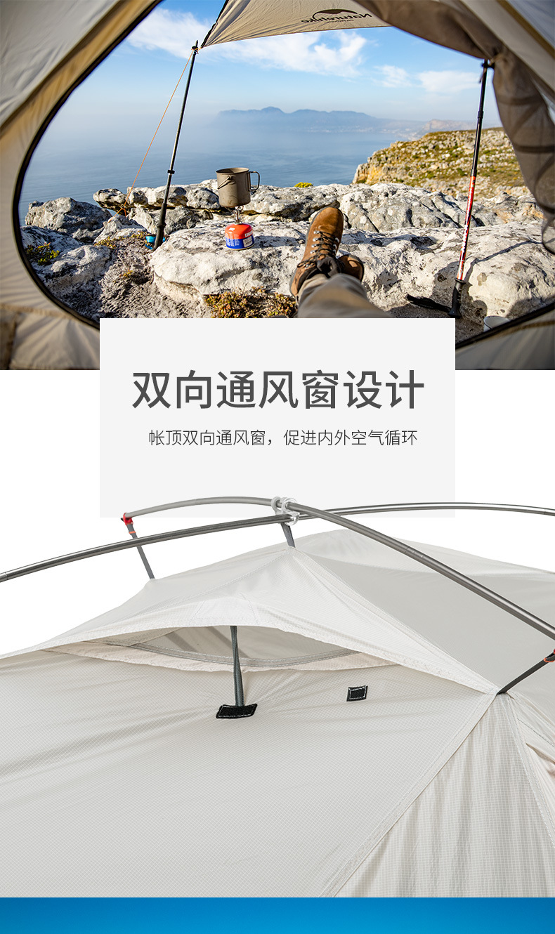 Cheap Goat Tents  VIK Series Ultralight Tent 1 2 Persons Outdoor Camping Tent Vent Opening Outside Super Light External Single Tent Tents 